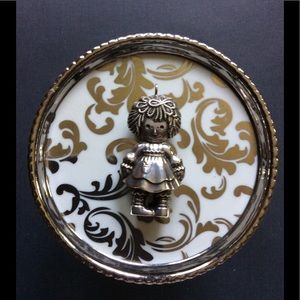 Vintage: Raggedy Ann Sterling Silver Pendant